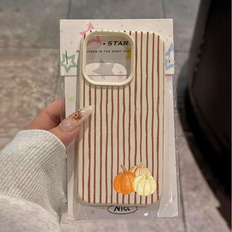 Phone Cases Xr Iphone - Custodia per telefono a righe marroni