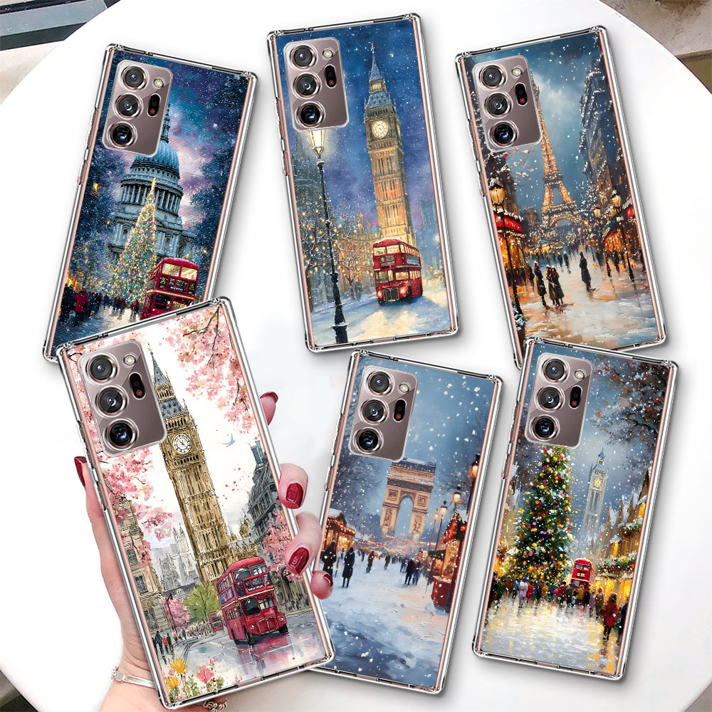 Phone Cases London - Custodia Invernale Natalizia a Tema Londra